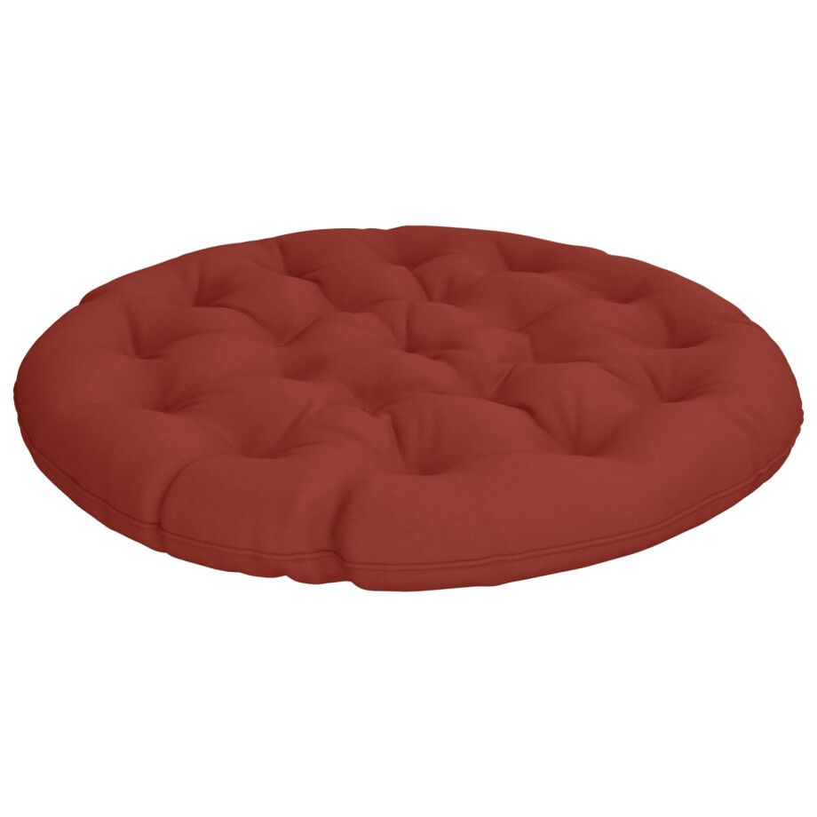 vidaXL Papasan Stoel Kussen VIANEN 100% Polyester Rood Ø 100 x 12 cm vidaXL Papasan Stoel Kussen VIANEN 100% Polyester Rood Ø 100 x 12 cm afbeelding 1