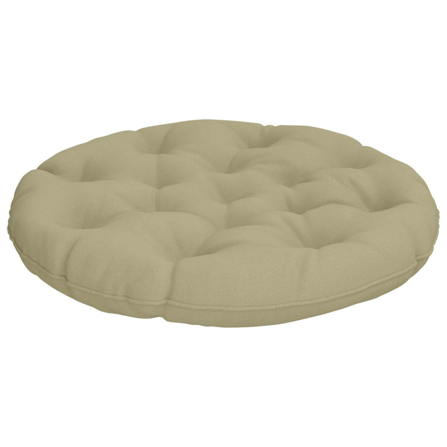vidaXL Hangstoel Kussen VIANEN 100% Polyester Lichtgroen Ø 80 x 12 cm afbeelding 1