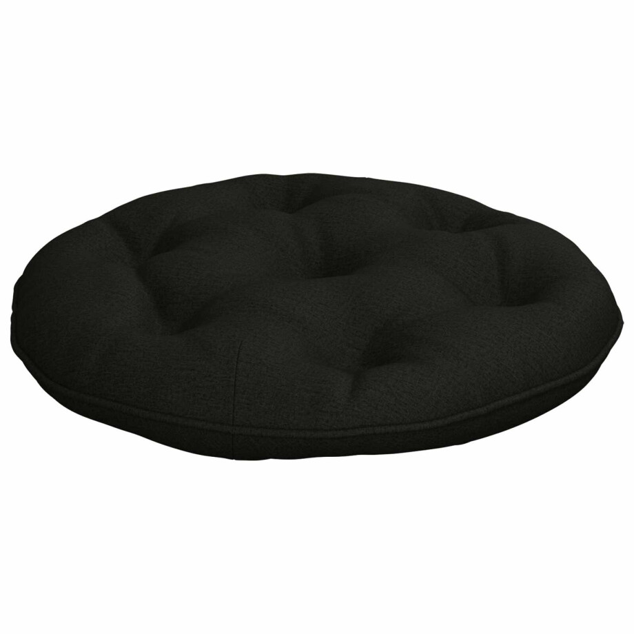 vidaXL Hangstoel Kussen VIANEN 100% Polyester Zwart Ø 40 x 10 cm vidaXL Hangstoel Kussen VIANEN 100% Polyester Zwart Ø 40 x 10 cm afbeelding 1