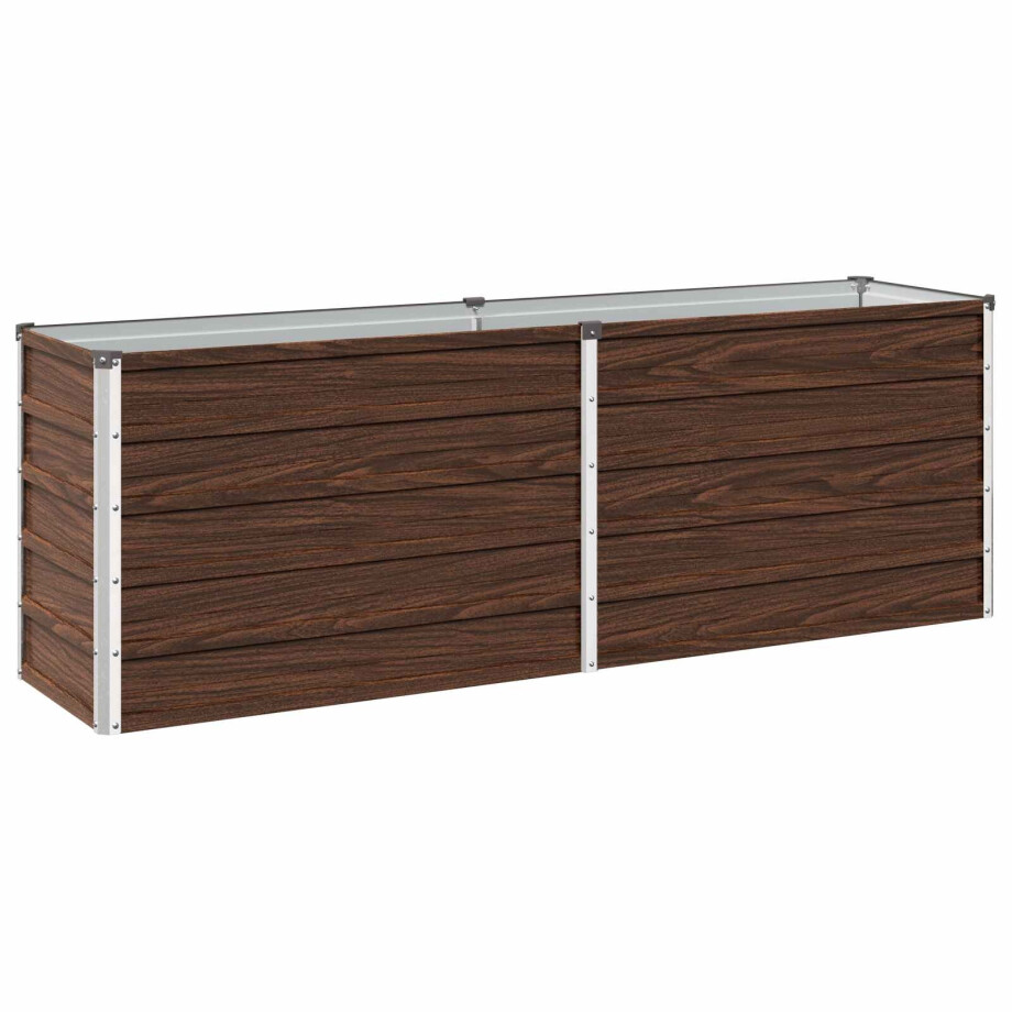 vidaXL Verhoogd Tuinbed Zwart 160 x 40 x 55 cm koudgewalst staal afbeelding 1