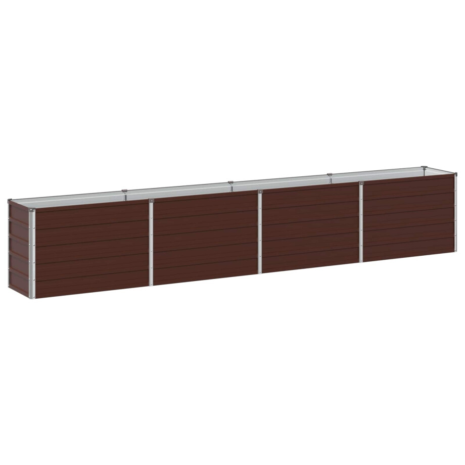 vidaXL Verhoogd Tuinbed Bruin 320 x 40 x 55 cm koudgewalst staal vidaXL Verhoogd Tuinbed Bruin 320 x 40 x 55 cm koudgewalst staal afbeelding 1