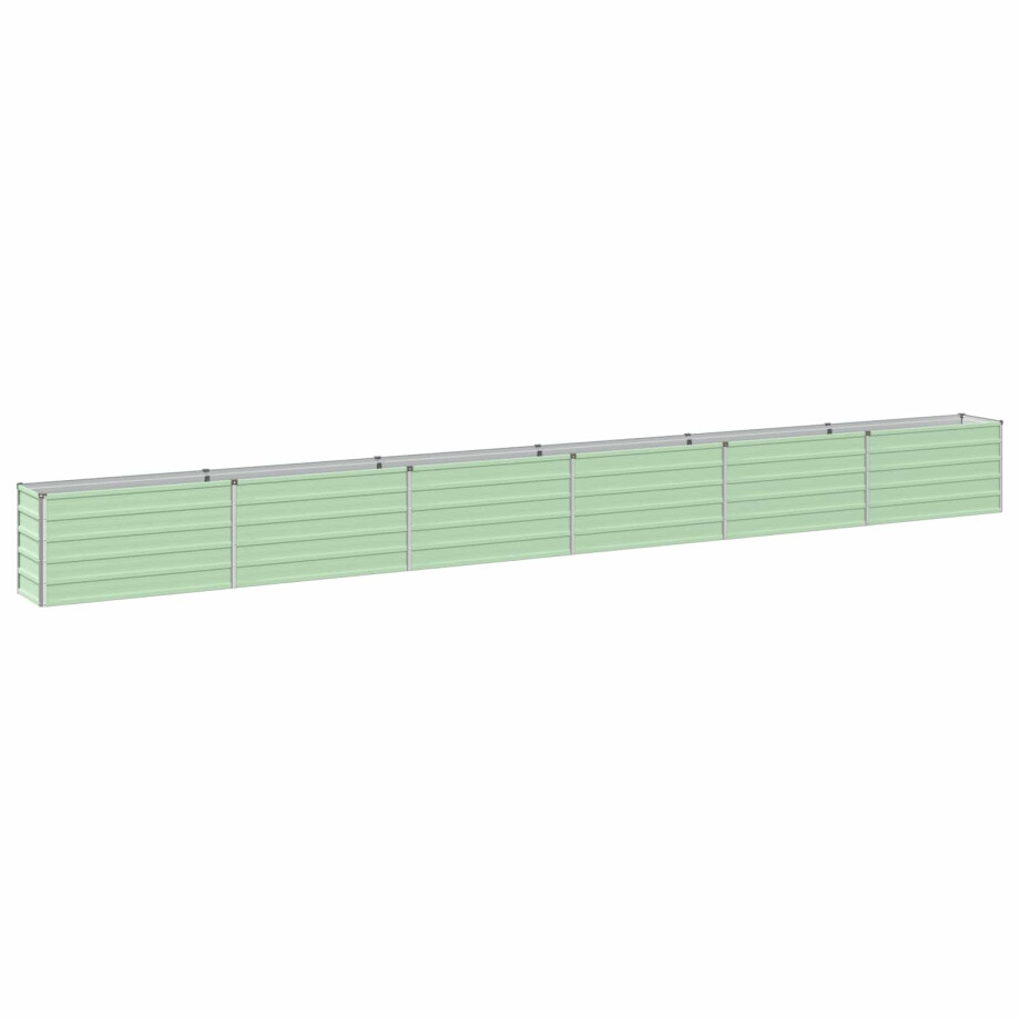 vidaXL Verhoogd Tuinbed Pastelgroen 600 x 40 x 55 cm koudgewalst staal vidaXL Verhoogd Tuinbed Pastelgroen 600 x 40 x 55 cm koudgewalst staal afbeelding 1