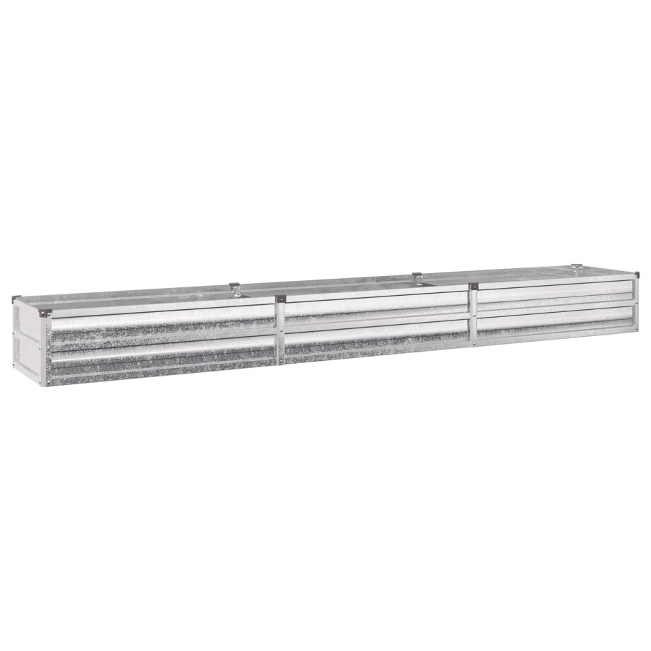 vidaXL Verhoogd Tuinbed Zilverkleurig 240 x 40 x 24 cm gegalvaniseerd vidaXL Verhoogd Tuinbed Zilverkleurig 240 x 40 x 24 cm gegalvaniseerd afbeelding 1