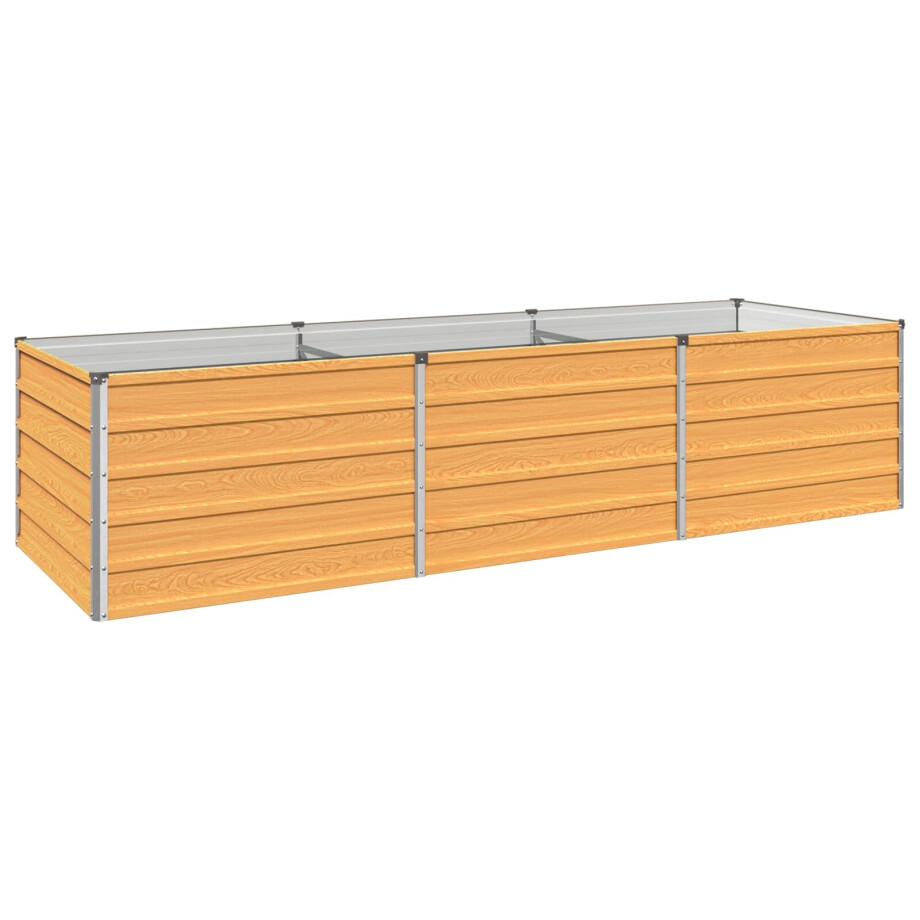 vidaXL Verhoogd Tuinbed Naturel 240 x 80 x 55 cm koudgewalst staal vidaXL Verhoogd Tuinbed Naturel 240 x 80 x 55 cm koudgewalst staal afbeelding 1