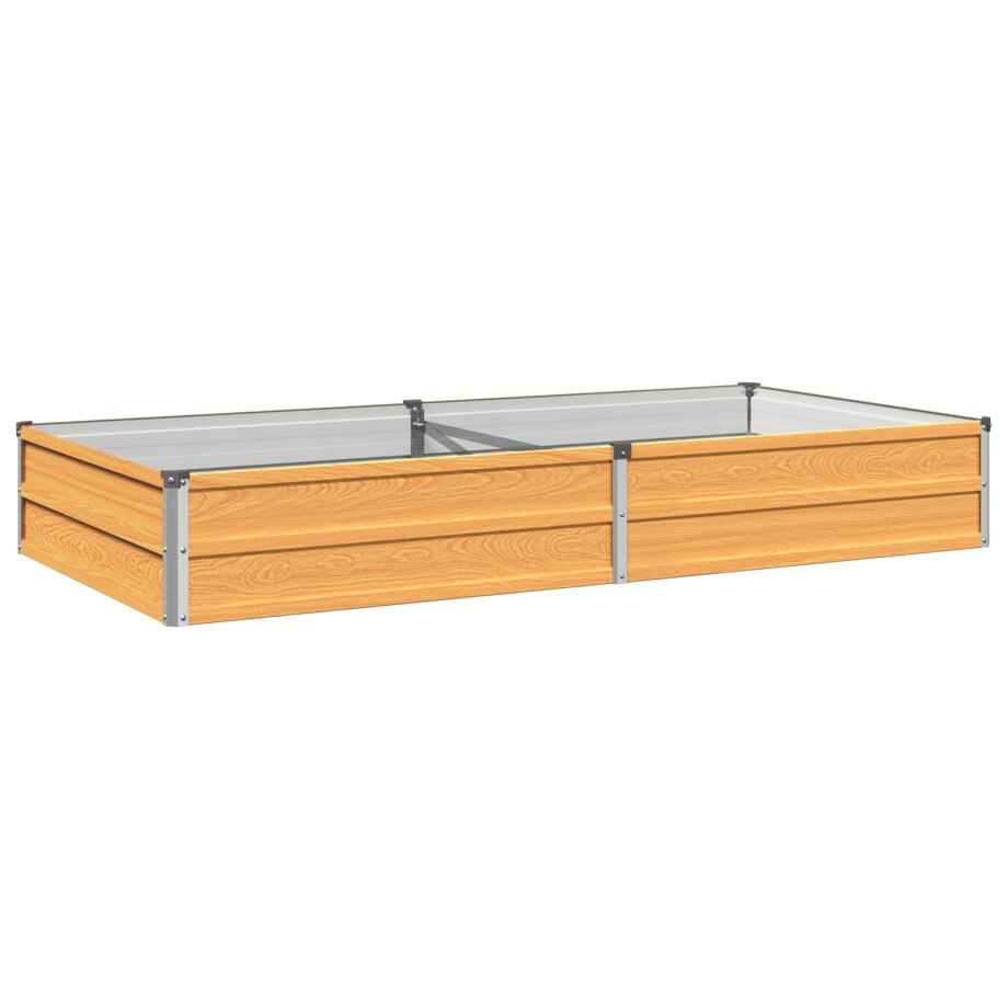 vidaXL Verhoogd Tuinbed Naturel 160 x 80 x 24 cm koudgewalst staal vidaXL Verhoogd Tuinbed Naturel 160 x 80 x 24 cm koudgewalst staal afbeelding 1