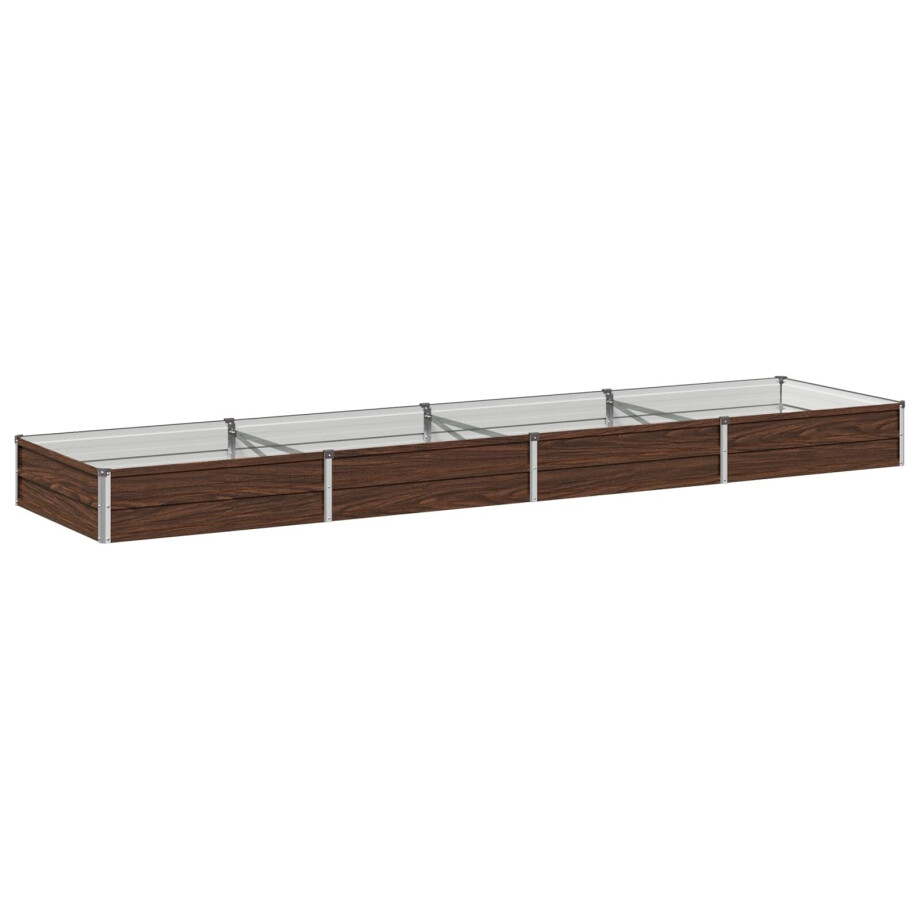 vidaXL Verhoogd Tuinbed Zwart 320 x 80 x 24 cm koudgewalst staal vidaXL Verhoogd Tuinbed Zwart 320 x 80 x 24 cm koudgewalst staal afbeelding 1