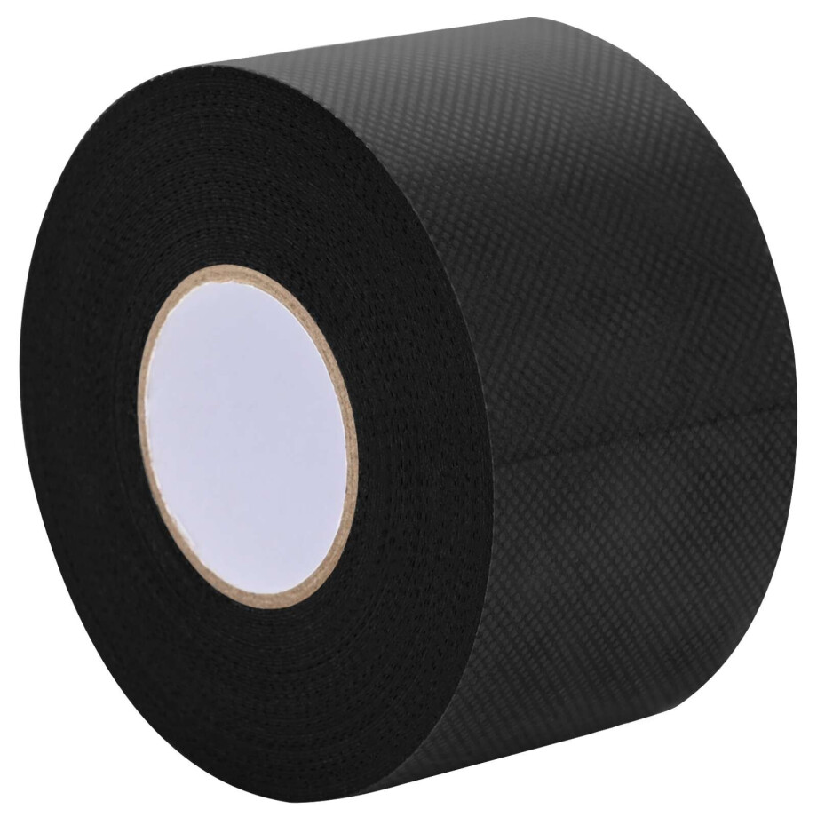 vidaXL Zelfklevende kunstgras tape Zwart 5 cm x 10 m Niet-geweven Stof afbeelding 1