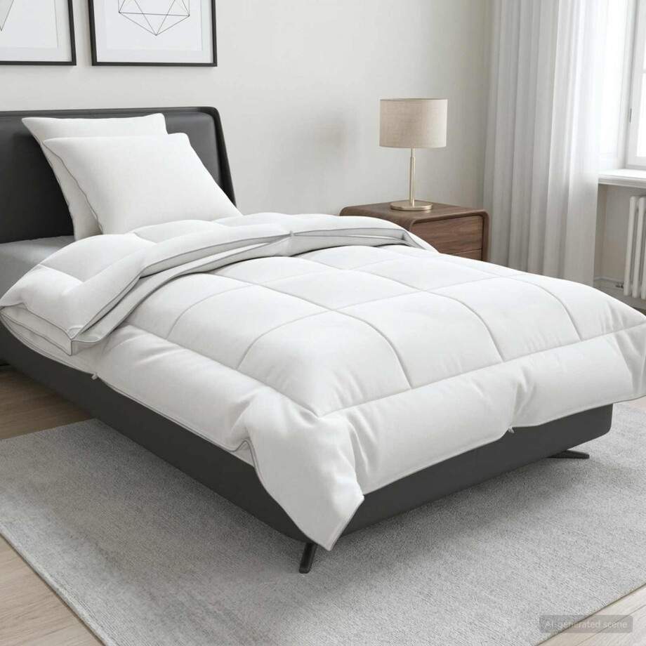 vidaXL Dekbed en Kussen Set 3 pcs 140x220 cm 4 seizoenen 140+220 GSM vidaXL Dekbed en Kussen Set 3 pcs 140x220 cm 4 seizoenen 140+220 GSM afbeelding 1