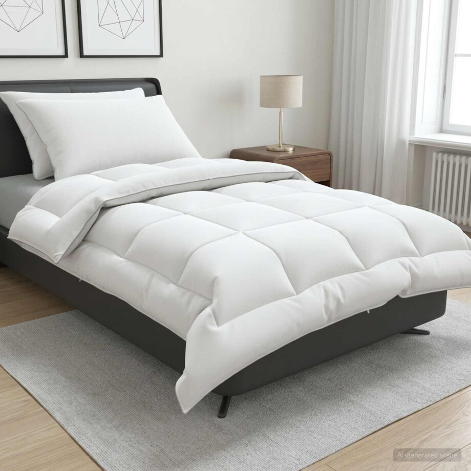 vidaXL Dekbed en Kussen Set 3 pcs 155 x 220 cm 4 seizoenen 300 GSM Wol vidaXL Dekbed en Kussen Set 3 pcs 155 x 220 cm 4 seizoenen 300 GSM Wol afbeelding 1
