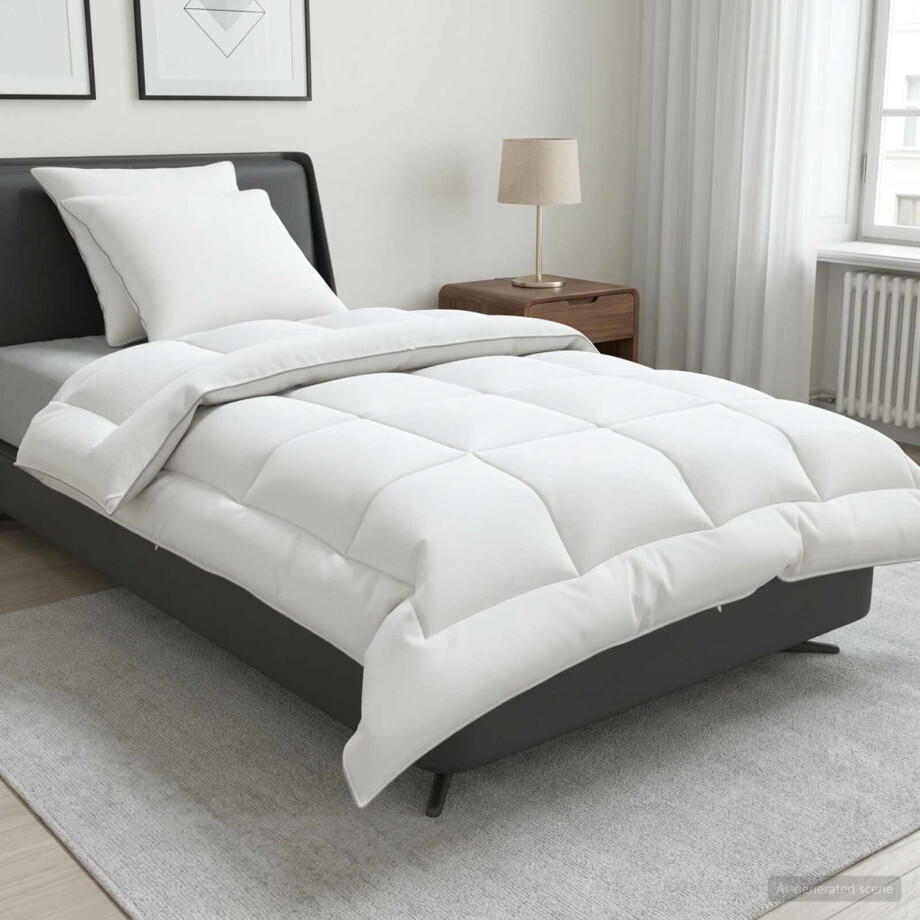 vidaXL Dekbed en Kussen Set 3 pcs 155 x 220 cm 4 seizoenen 300 GSM Wol vidaXL Dekbed en Kussen Set 3 pcs 155 x 220 cm 4 seizoenen 300 GSM Wol afbeelding 1