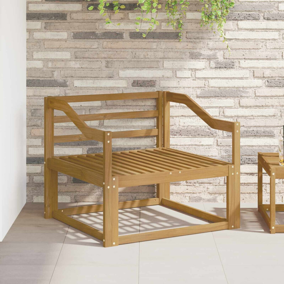 vidaXL Buiten Midden Sofa Massief Acaciahout Wit vidaXL Buiten Midden Sofa Massief Acaciahout Wit afbeelding 1