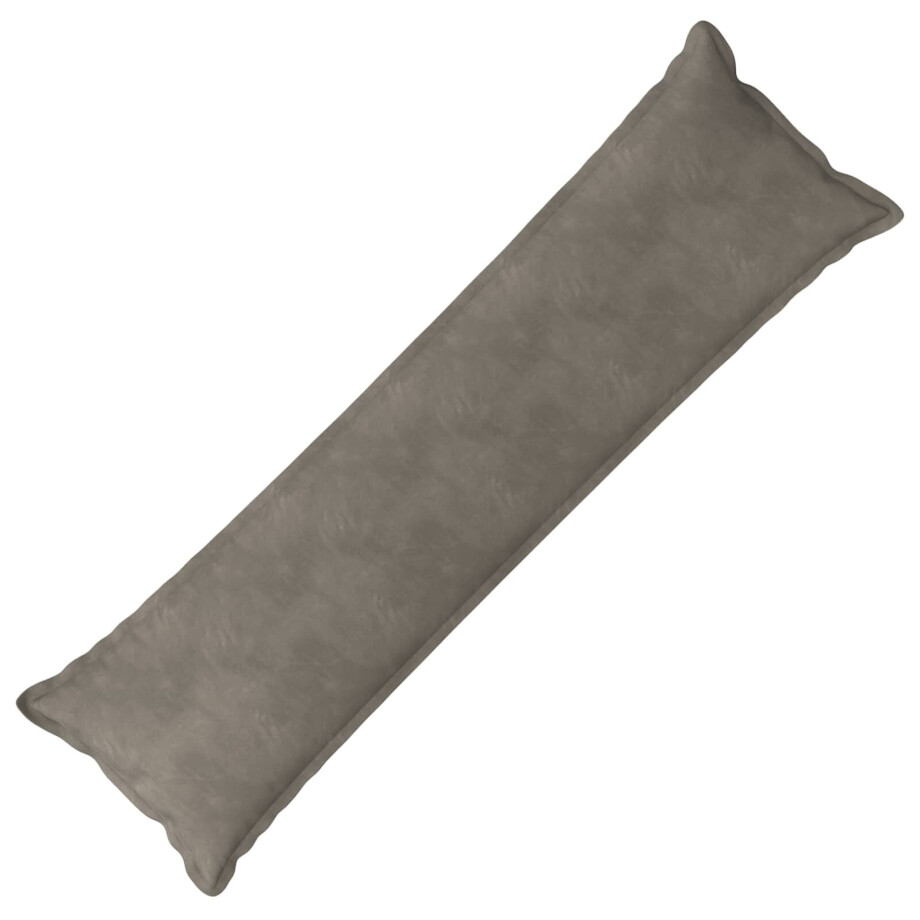 vidaXL Kussen met kussen HOUTEN Lichtgrijs 40 x 145 cm fluweel vidaXL Kussen met kussen HOUTEN Lichtgrijs 40 x 145 cm fluweel afbeelding 1
