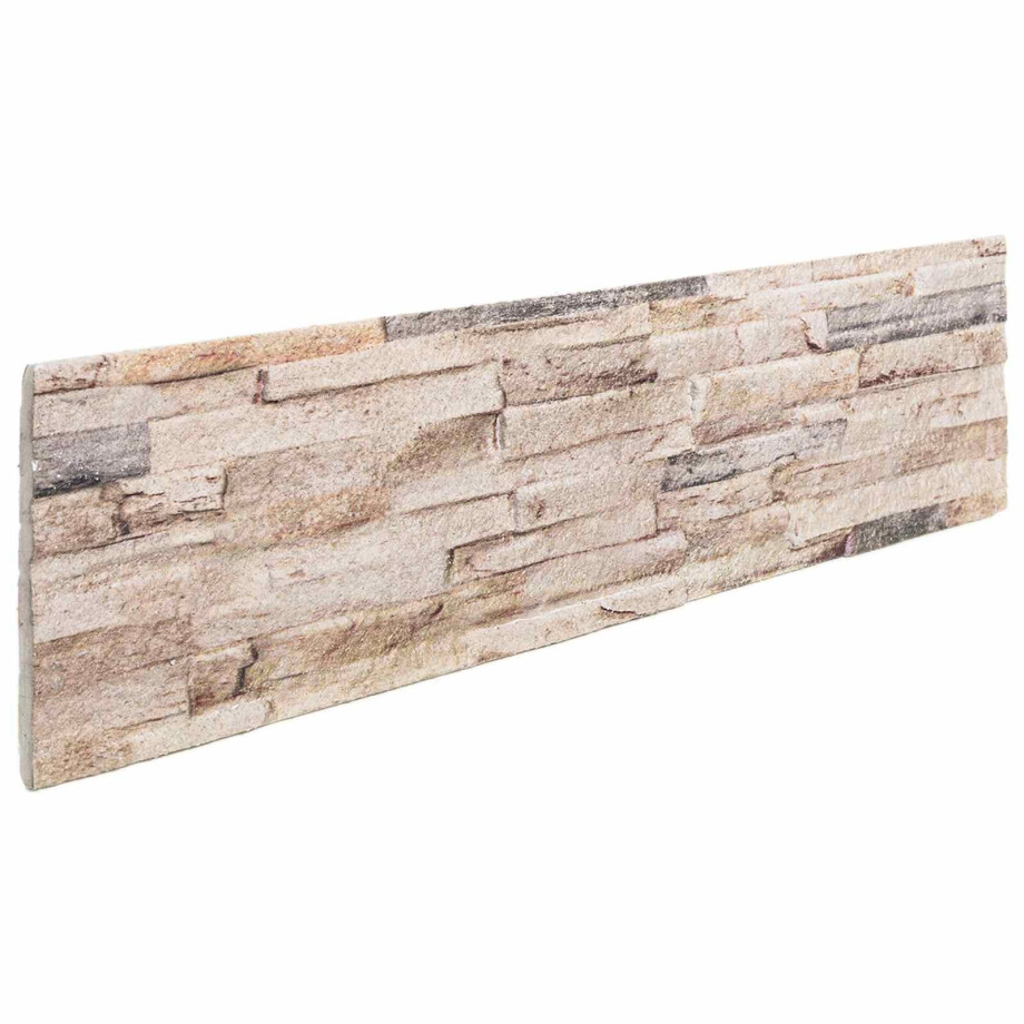 vidaXL Wandpanelen 10 pcs Wit en Rood 100 x 25 cm EPS-schuim afbeelding 1