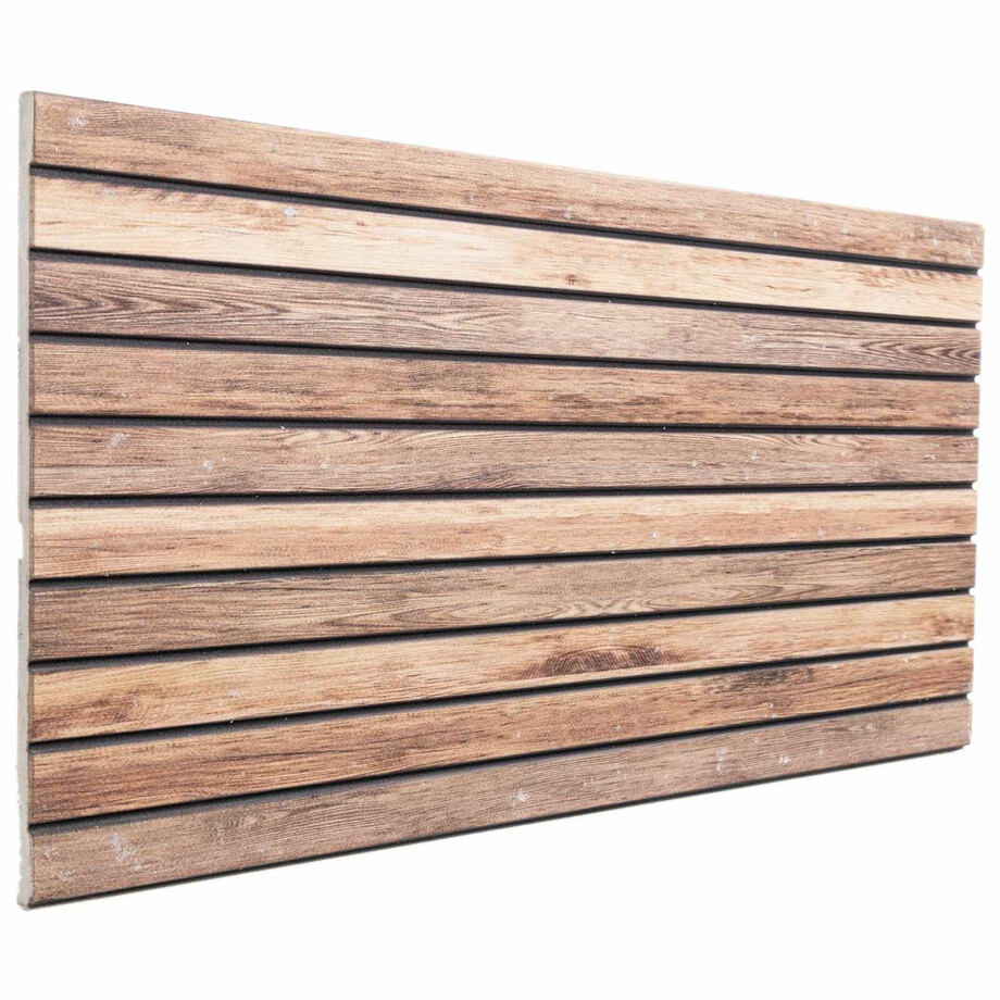 vidaXL Wandpanelen 10 pcs Licht Bruin 100 x 50 cm EPS-schuim afbeelding 1