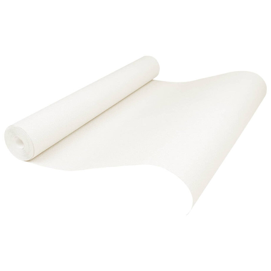 vidaXL 3D Vast Behang Gestreept Crèmewit 10 x 0,53 m Non-Woven Stof afbeelding 1