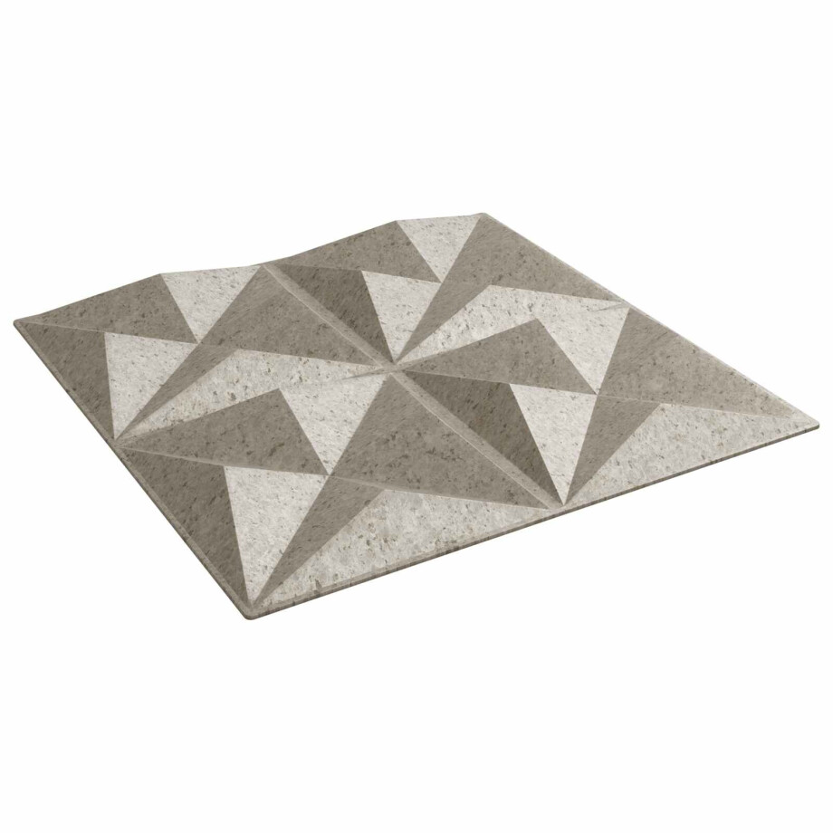 vidaXL Wandpanelen 48 pcs Origami beton 50 x 50 cm XPS Schuim vidaXL Wandpanelen 48 pcs Origami beton 50 x 50 cm XPS Schuim afbeelding 1