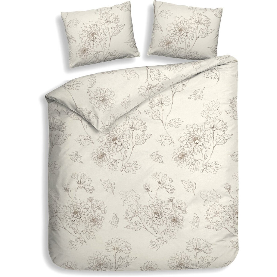 Heckettlane Gigi Dekbedovertrek - Lits-jumeaux - 240x200/220 cm - Off-White Heckettlane Gigi Dekbedovertrek - Lits-jumeaux - 240x200/220 cm - Off-White afbeelding 1