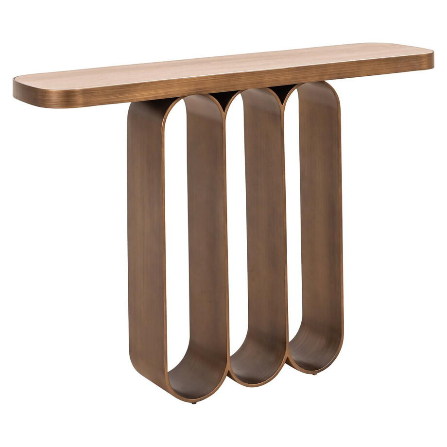 Richmond Sidetable 'Locarno' 120cm, kleur Brushed Gold afbeelding 1