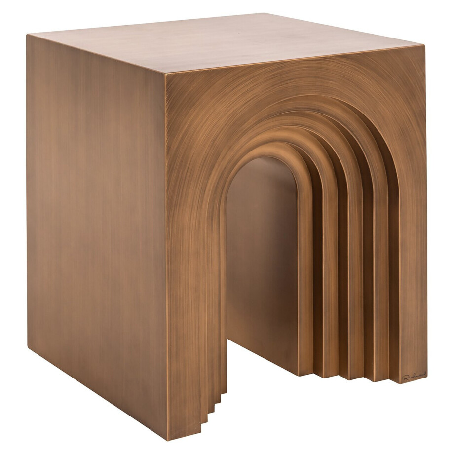 Richmond Bijzettafel 'Vevey' 50 x 50cm, kleur Brushed Gold afbeelding 1
