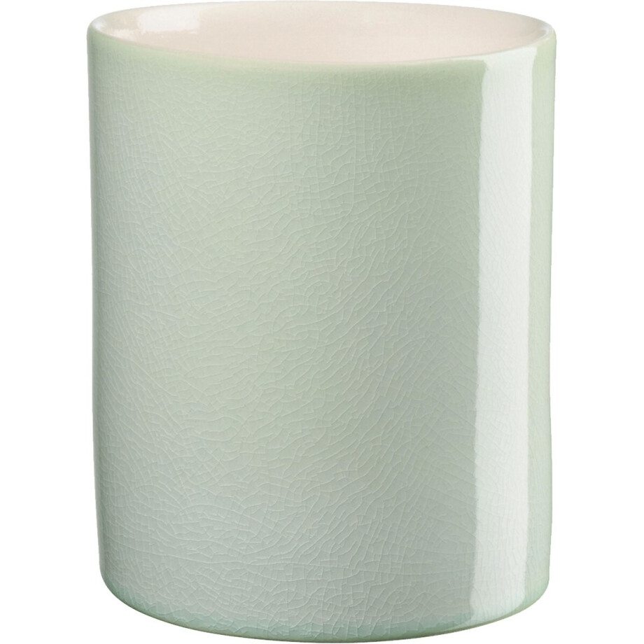 ASA Selection ayo vaas jade, bloemenvaas, decoratieve vaas, aardewerk, groen, H 13 cm, 81307163 ASA Selection ayo vaas jade, bloemenvaas, decoratieve vaas, aardewerk, groen, H 13 cm, 81307163 afbeelding 1