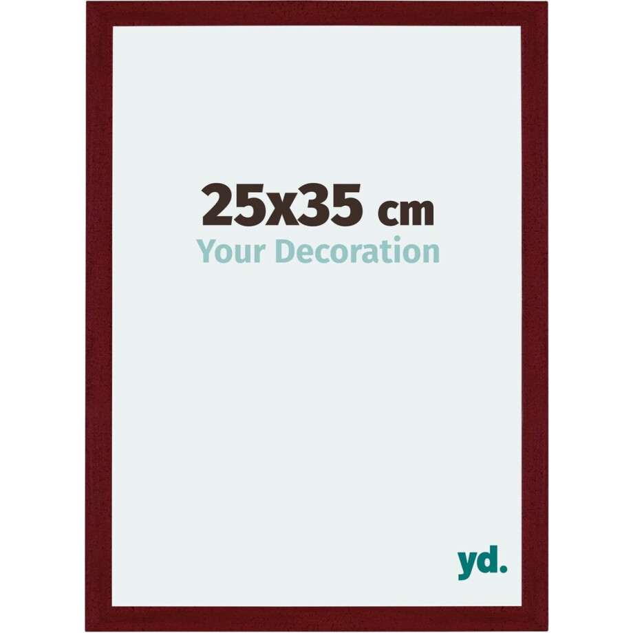 Your Decoration - Fotolijst 25x35 cm - MDF - Wijnrood Geveegd - Mura afbeelding 1