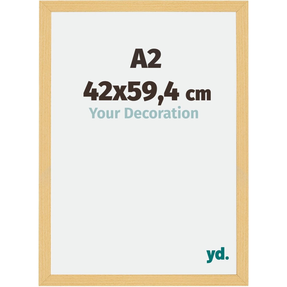 Your Decoration - Fotolijst A2 42x59,4 cm - MDF - Beuken Decor - Mura afbeelding 1