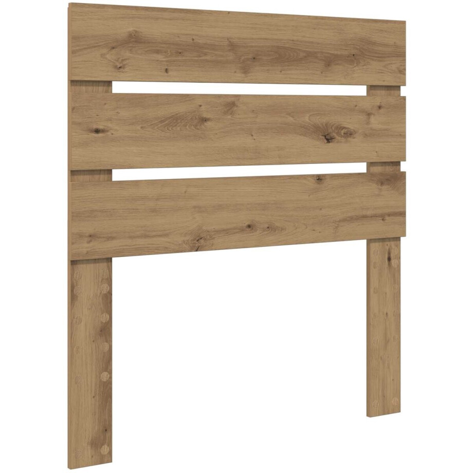 vidaXL - Hoofdbord - Artisan - Eiken - Bewerkt - hout vidaXL - Hoofdbord - Artisan - Eiken - Bewerkt - hout afbeelding 1