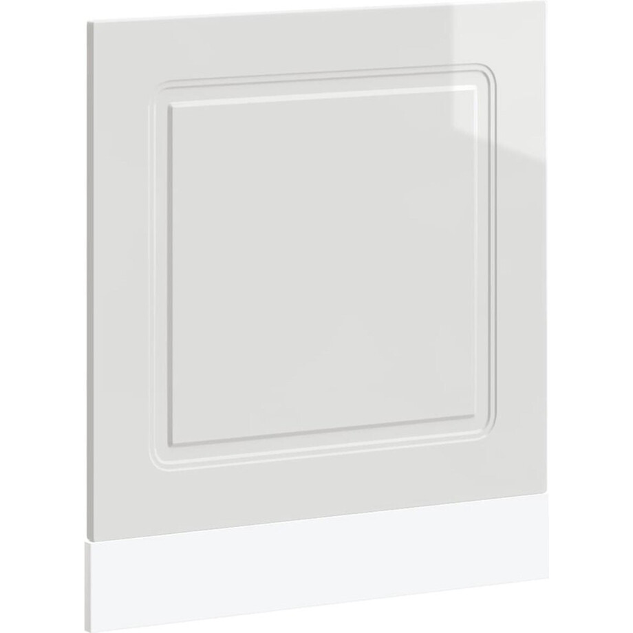 vidaXL - Vaatwaspaneel - Kalmar - 60x1,5x57 - cm - bewerkt - hout - hoogglans - wit afbeelding 1