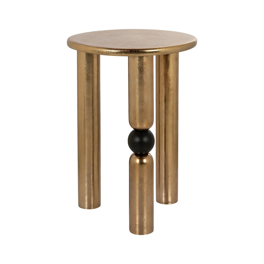 Richmond Ronde Bijzettafel 'Marshall' 38cm, kleur Goud afbeelding 