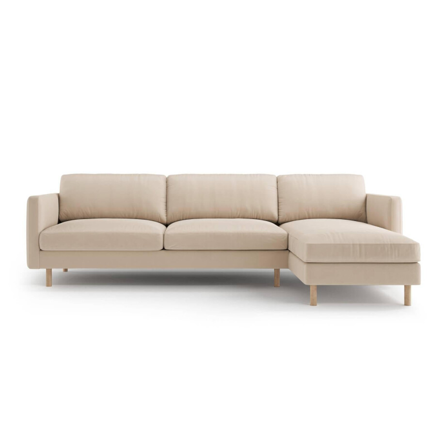 Hoekbank Eden rechts velvet | Micadoni afbeelding 1