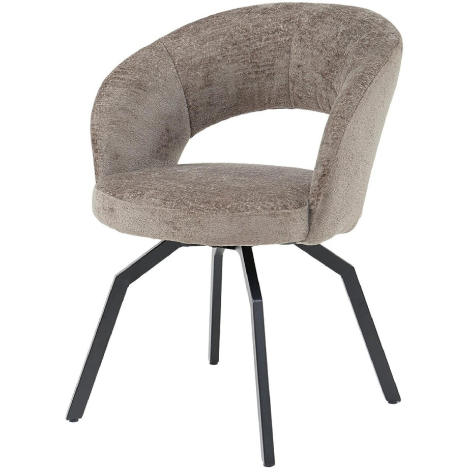 PTMD - Eetkamerstoel Aranea - Bruin - 63x62x81cm PTMD - Eetkamerstoel Aranea - Bruin - 63x62x81cm afbeelding 1
