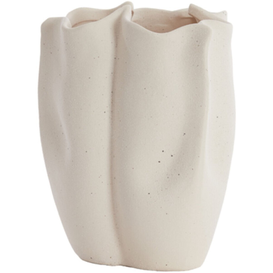 Light & Living Vaas Sanguli Keramiek, 37cm - Crème Light & Living Vaas Sanguli Keramiek, 37cm - Crème afbeelding 1