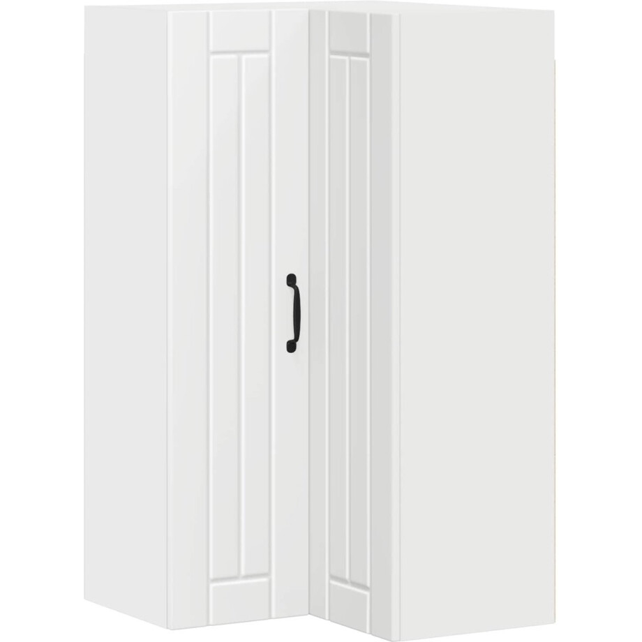 vidaXL - Keuken - Kast - Wit - 57 - x - 57 - x - 100 - cm - Bewerkt - hout afbeelding 1