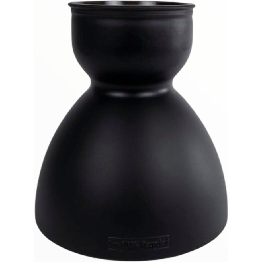Gifts Amsterdam -  Vaas - Diabolo - L - Mat zwart - 21x21x22 Cm Glas afbeelding 1