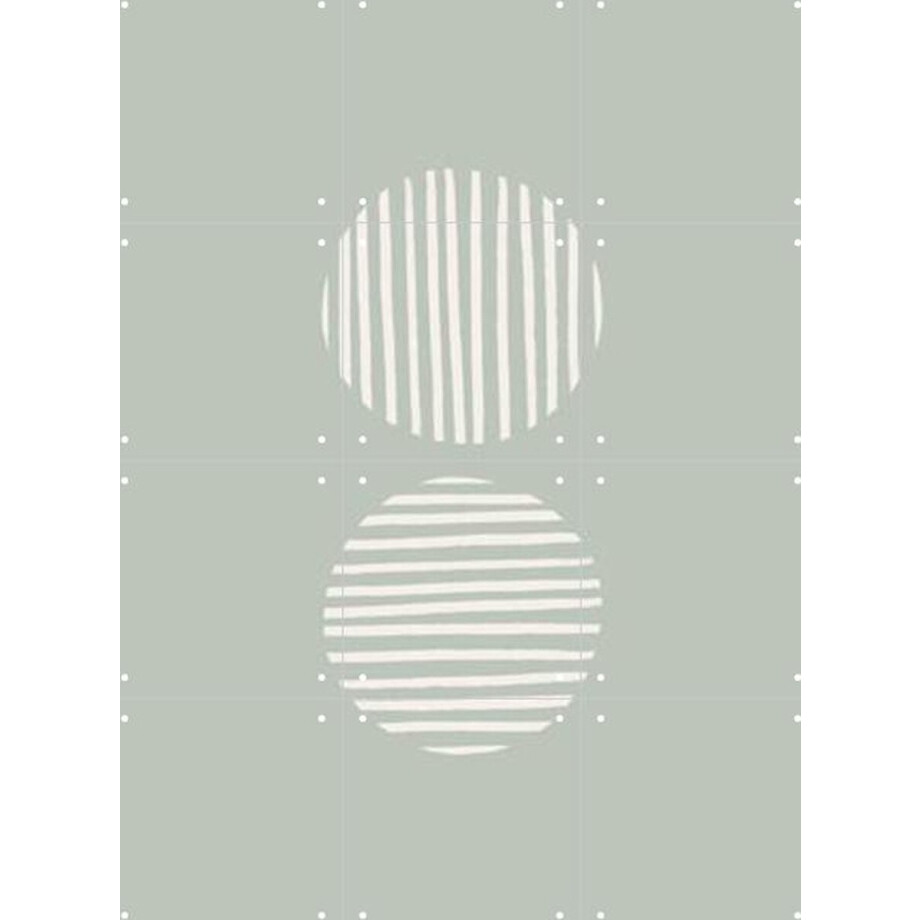IXXI Striped Circles, Bohomadic Studio - 60 x 80 cm - Gratis ophangtool - Grote wanddecoratie en posters - Minimalistisch, Grafisch Ontwerp, Abstract IXXI Striped Circles, Bohomadic Studio - 60 x 80 cm - Gratis ophangtool - Grote wanddecoratie en posters - Minimalistisch, Grafisch Ontwerp, Abstract afbeelding 1