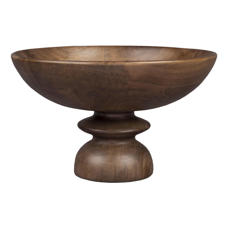 Dutchbone Schaal 'Gwen' Mangohout, 30cm afbeelding 1