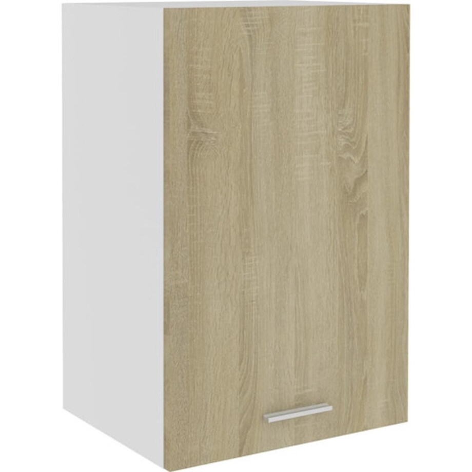 vidaXL - Bovenkast - Lyon - 39,5x31x60 - cm - bewerkt - hout - sonoma - eikenkleurig vidaXL - Bovenkast - Lyon - 39,5x31x60 - cm - bewerkt - hout - sonoma - eikenkleurig afbeelding 1