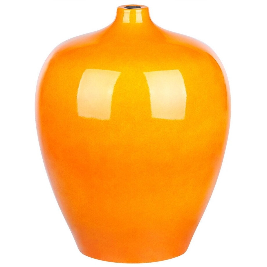 TERRASA - Bloemenvaas - Oranje - 27 cm - Terracotta afbeelding 1