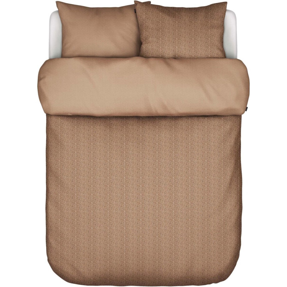 MARC O'POLO Camo Dekbedovertrek Toffee Brown - Lits-Jumeaux - 240x200/220 cm MARC O'POLO Camo Dekbedovertrek Toffee Brown - Lits-Jumeaux - 240x200/220 cm afbeelding 1