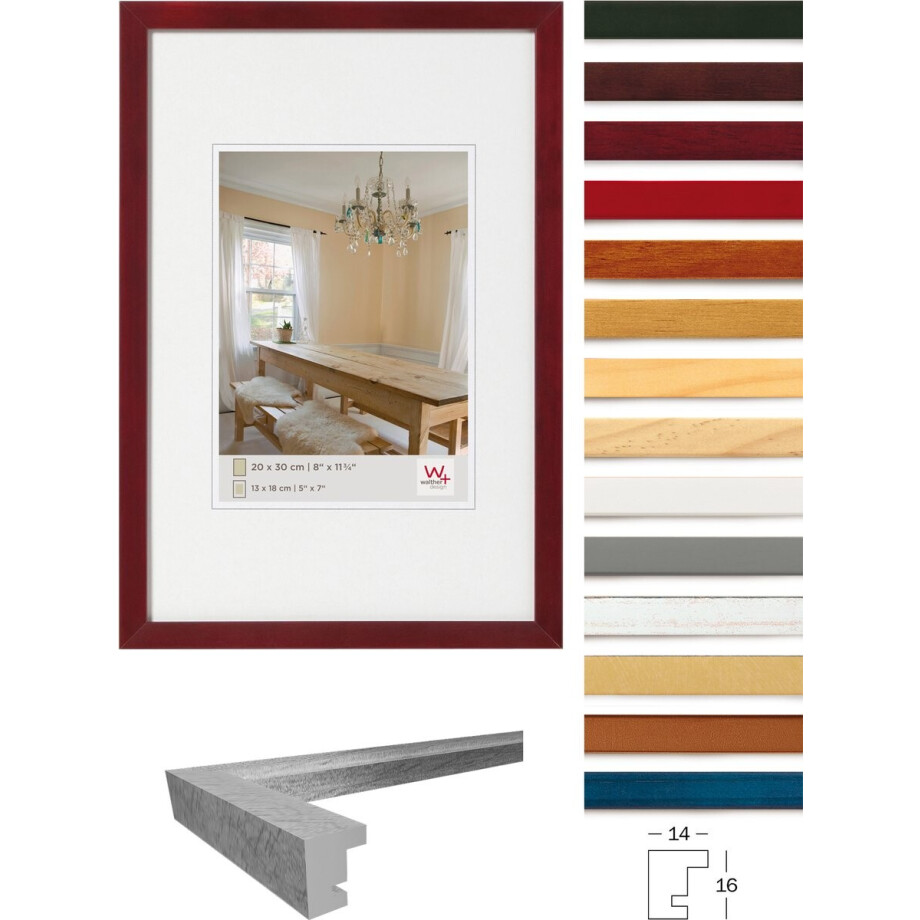 Walther Peppers - Houten lijst - Fotoformaat 30x40 cm - Polair Wit afbeelding 1