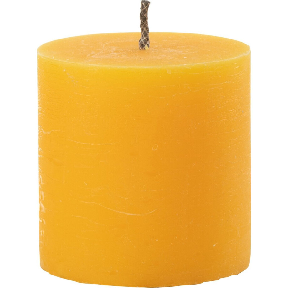 J-Line buitenkaars Pilaar Paraffine - geel - small - 70U afbeelding 1