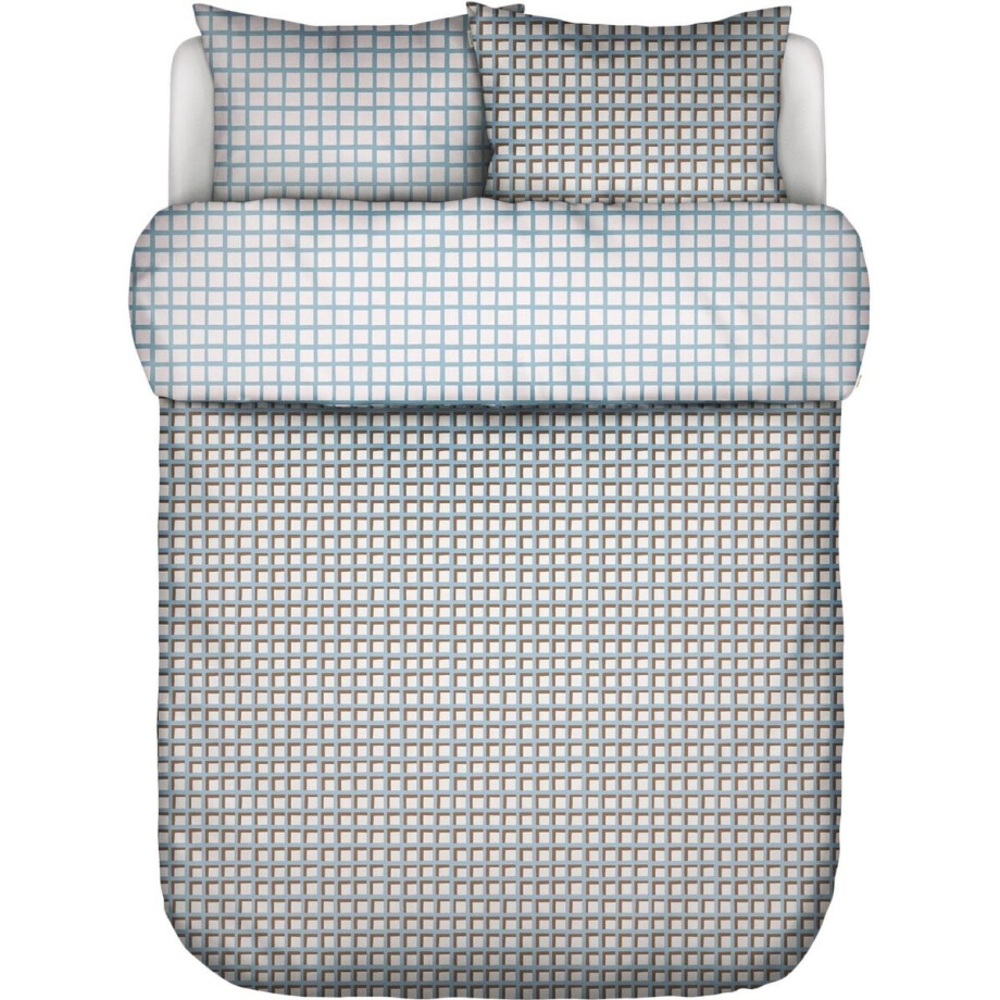 MARC O'POLO Karie Dekbedovertrek Powder blue - Lits-Jumeaux - 240x200/220 cm afbeelding 1