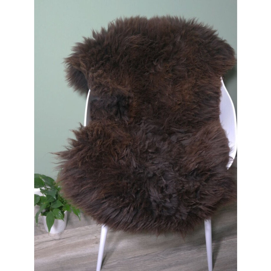 Schapenvacht Klassiek Bruin M (100cm) - 100% ECHT en Natuurlijk WOL - Zeer Groot - ECO afbeelding 1
