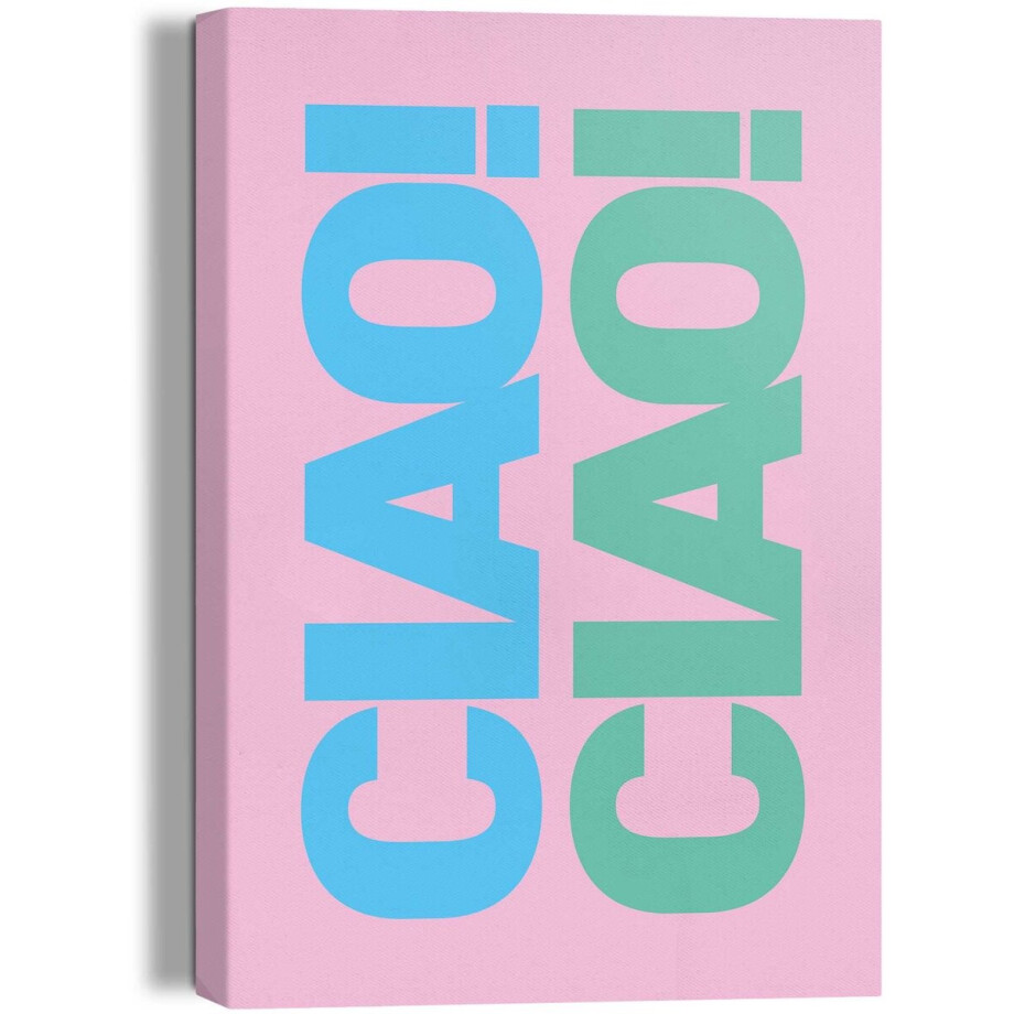 Schilderij Ciao Ciao - 30x20cm - Canvas - REINDERS Schilderij Ciao Ciao - 30x20cm - Canvas - REINDERS afbeelding 1