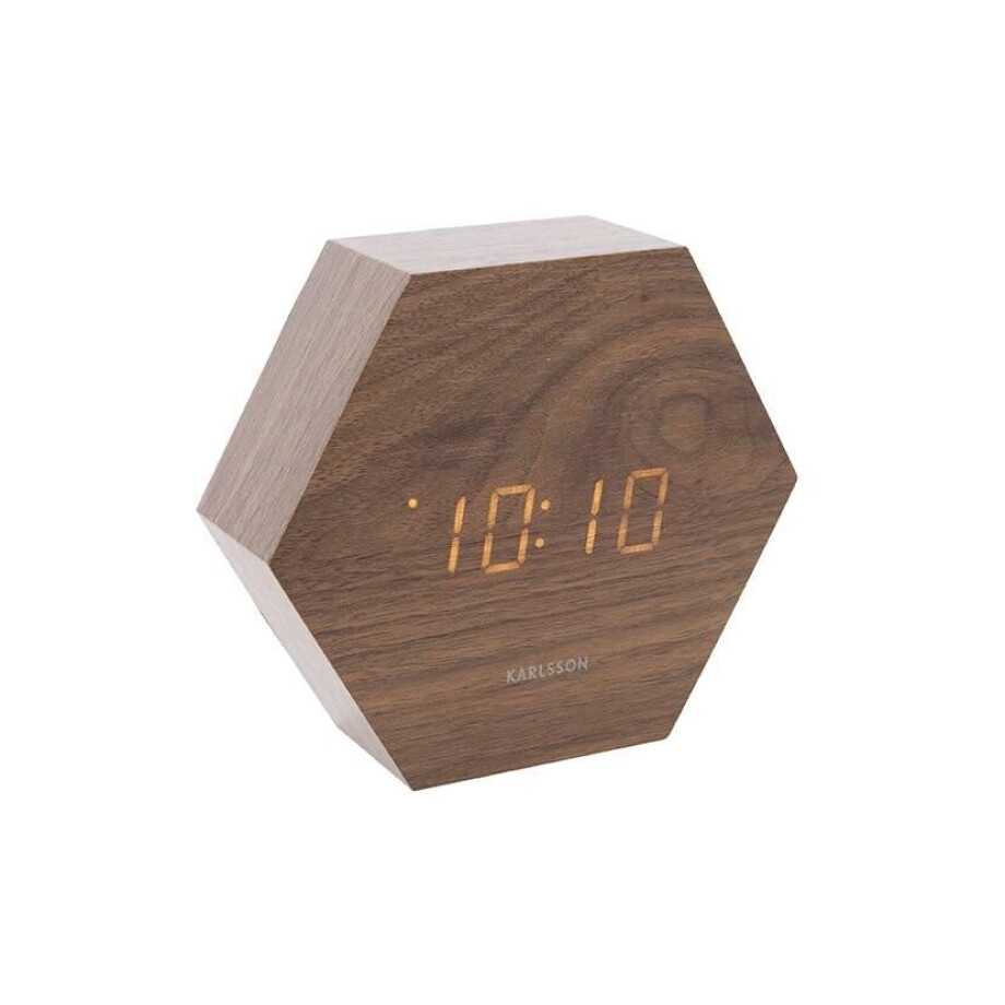 Alarmklok Hexagon | KARLSSON afbeelding 1