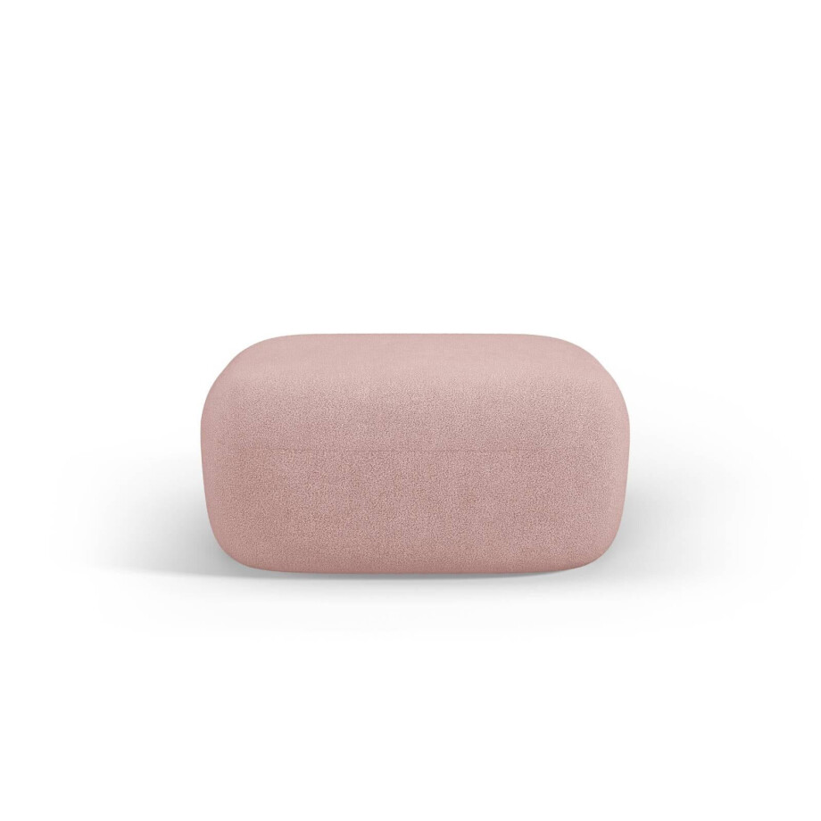 Hocker Jenny bouclé | Micadoni Home afbeelding 1