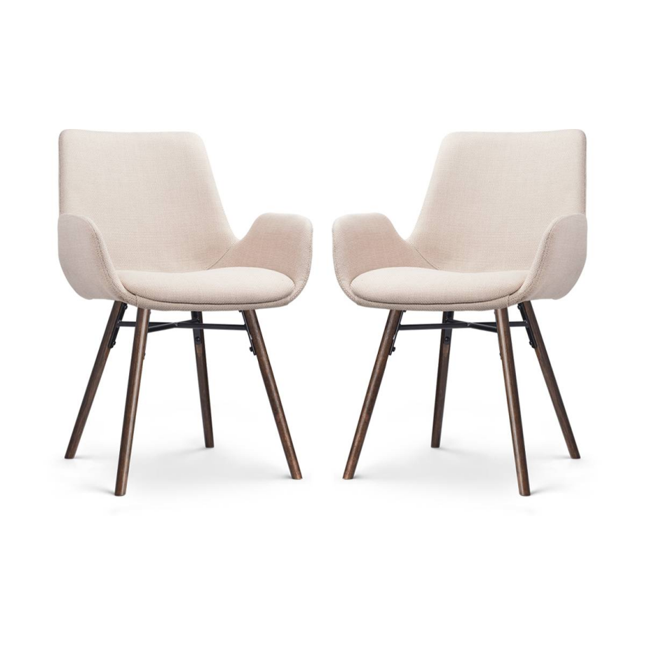 Set van 2 eetkamerstoelen Nena-Eef | Nolon afbeelding 1