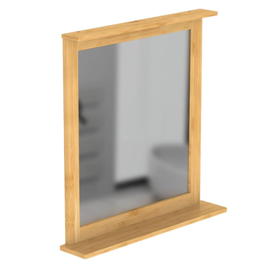 EISL Spiegel met bamboeframe 67x11x70 cm afbeelding 1