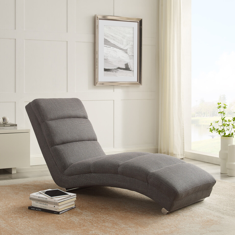 Artistiq Relaxfauteuil 'Amaryllis' Stof, kleur Grijs Artistiq Relaxfauteuil 'Amaryllis' Stof, kleur Grijs afbeelding 1