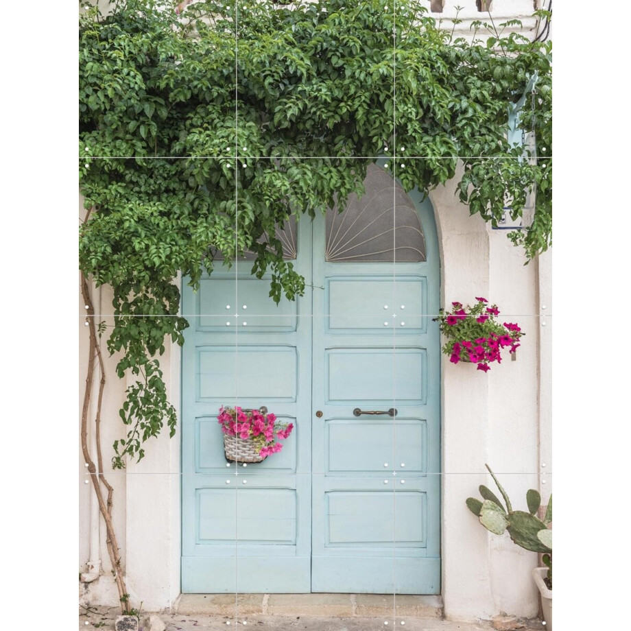 IXXI Botanical Blue Door In Italy, Photolovers - 60 x 80 cm - Gratis ophangtool - Grote wanddecoratie en posters - Realisme, Minimalistisch IXXI Botanical Blue Door In Italy, Photolovers - 60 x 80 cm - Gratis ophangtool - Grote wanddecoratie en posters - Realisme, Minimalistisch afbeelding 1